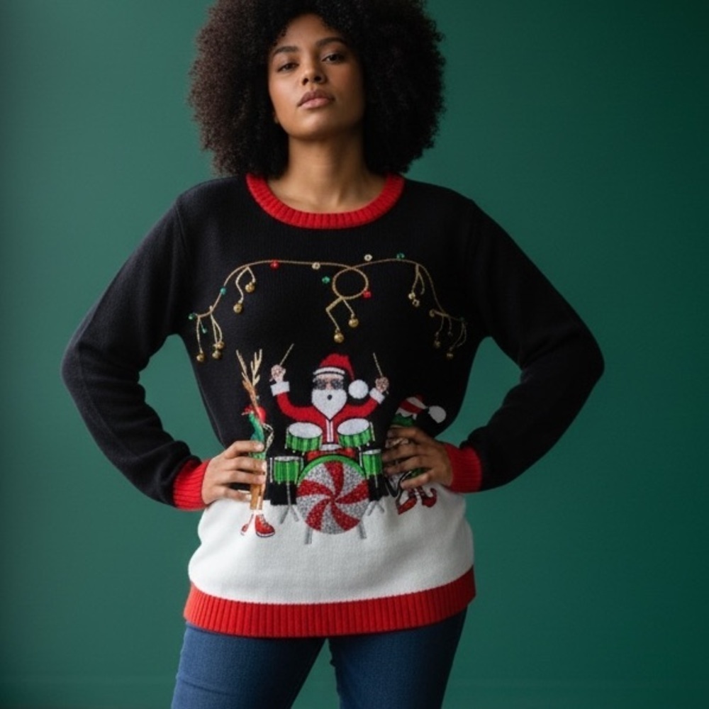 It’s Our Time ladies vintage Christmas sweater 2X very good condition